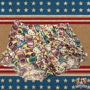 Hello Kitty All Over Print Sleep Shorts Women’s XL Multicolor Sanario Sleepwear